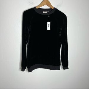 NWT Adriano Goldschmied Black Velvet Light sweater Sz S